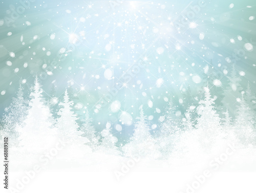 Vector winter background.