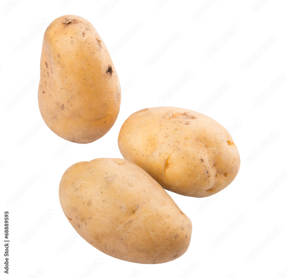 Sweet potato over white background Sweet potato over white background