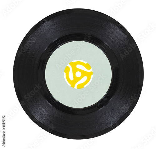 Vintage Vinyl Record with Y...