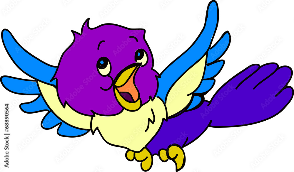 Obraz premium Happy Birdie