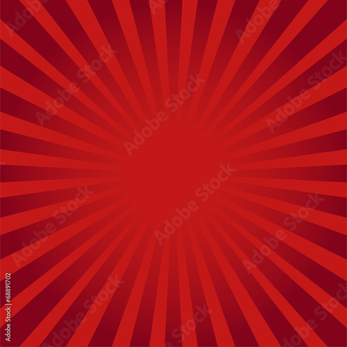 Red ray sunburst style abstract background