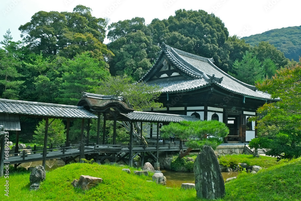 高台寺　開山堂と観月台