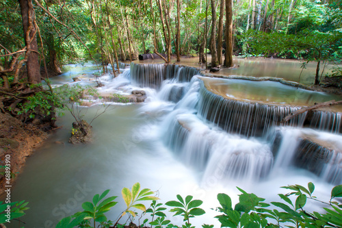 Waterfall in Kanchanaburi Province, Thailand