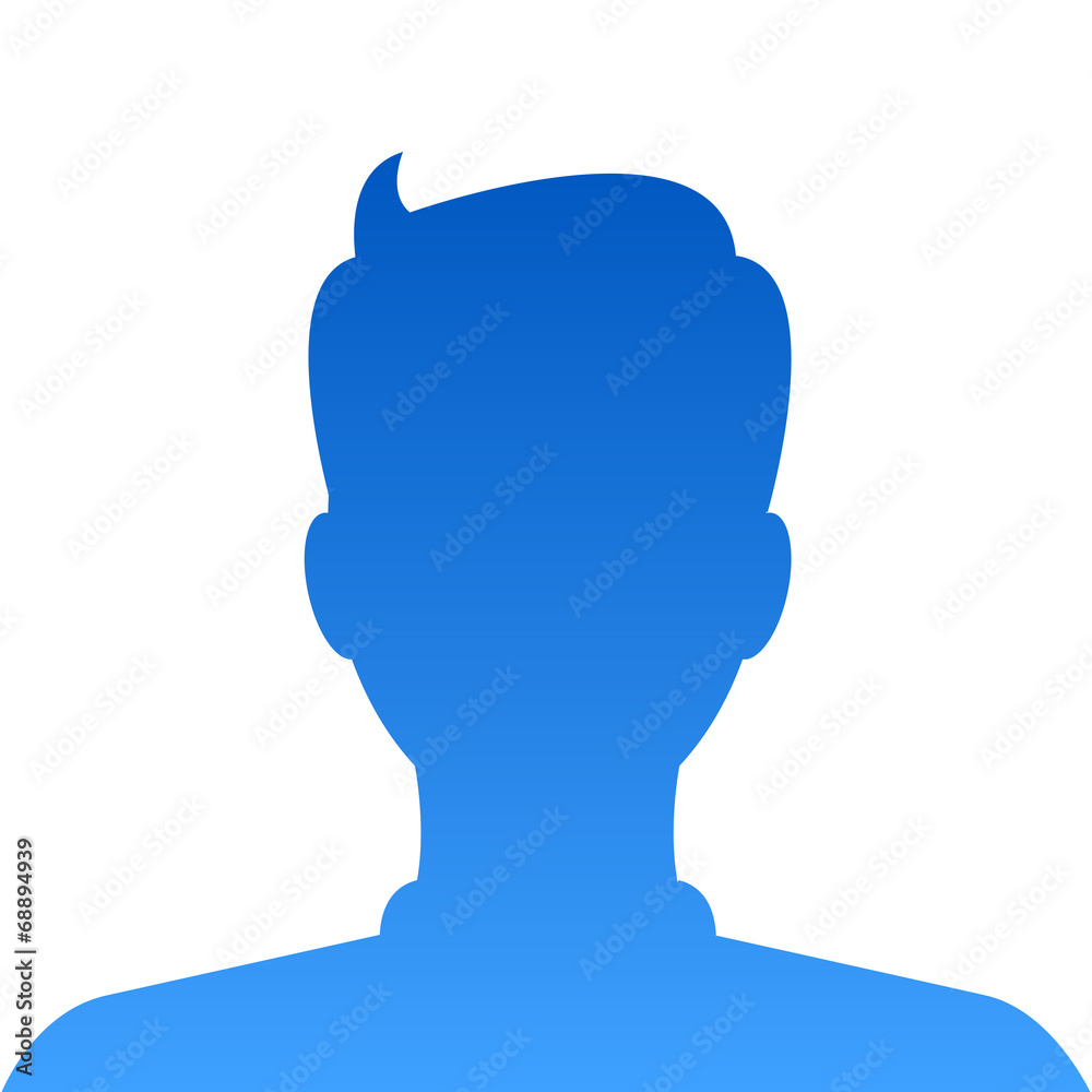 Avatar internet social profile. Vector