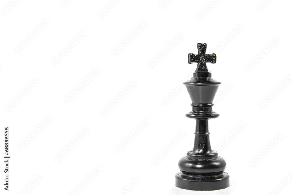 Chess king isolated on white background Chess king isolated on white background