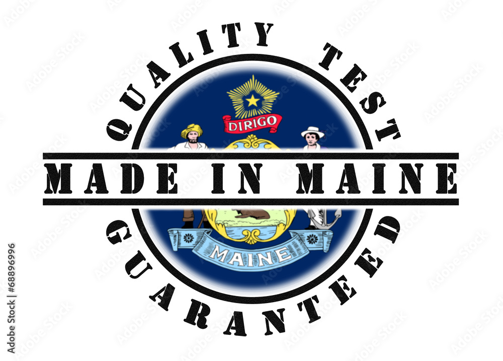 Obraz premium Quality test guaranteed stamp