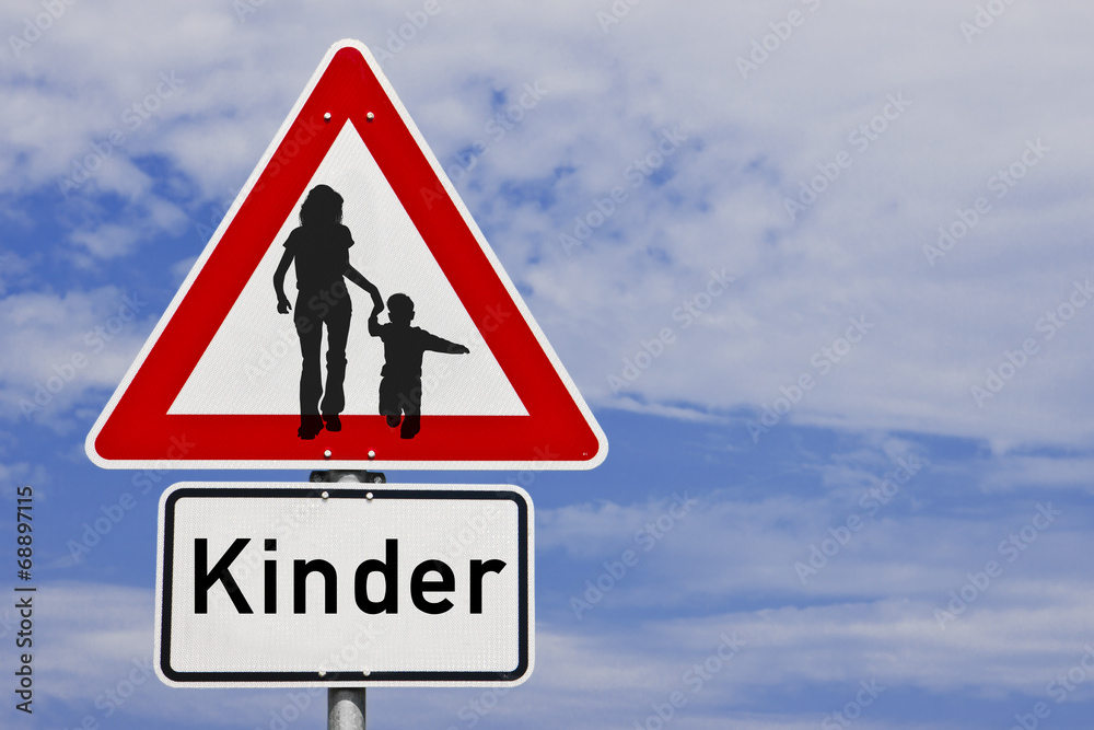 Schild Kinder Schild Kinder