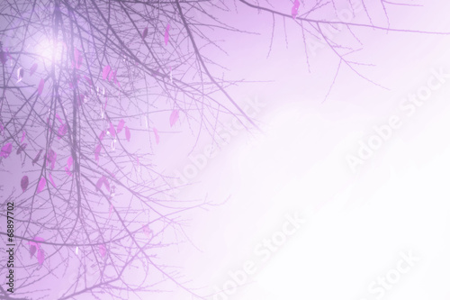 Abstract Purple tree branch background
