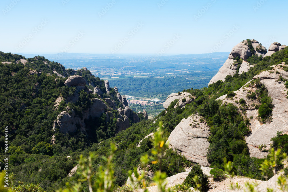 Montserrat  mountain  near   Barcelona