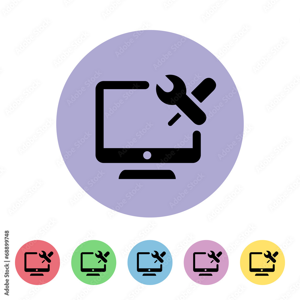 Flat App Buttons Flat App Buttons