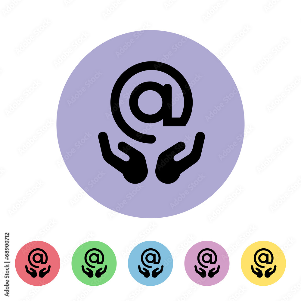 Flat App Button Flat App Button