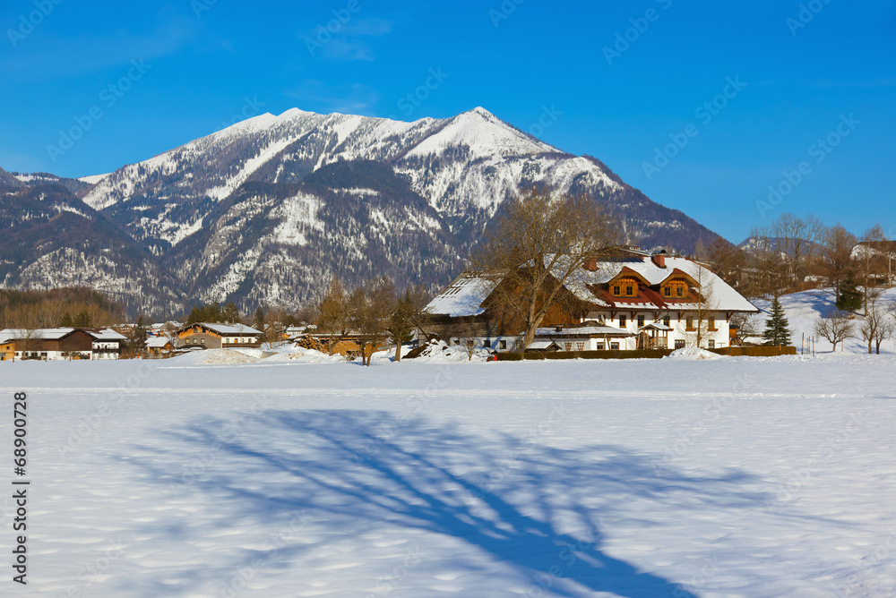 Mountains ski resort Strobl Austria