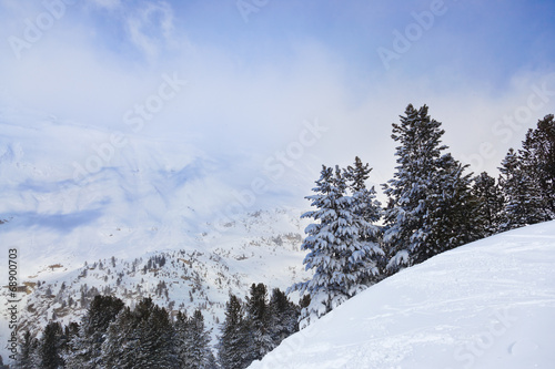 Mountain ski resort Obergurgl Austria © Nikolai Sorokin