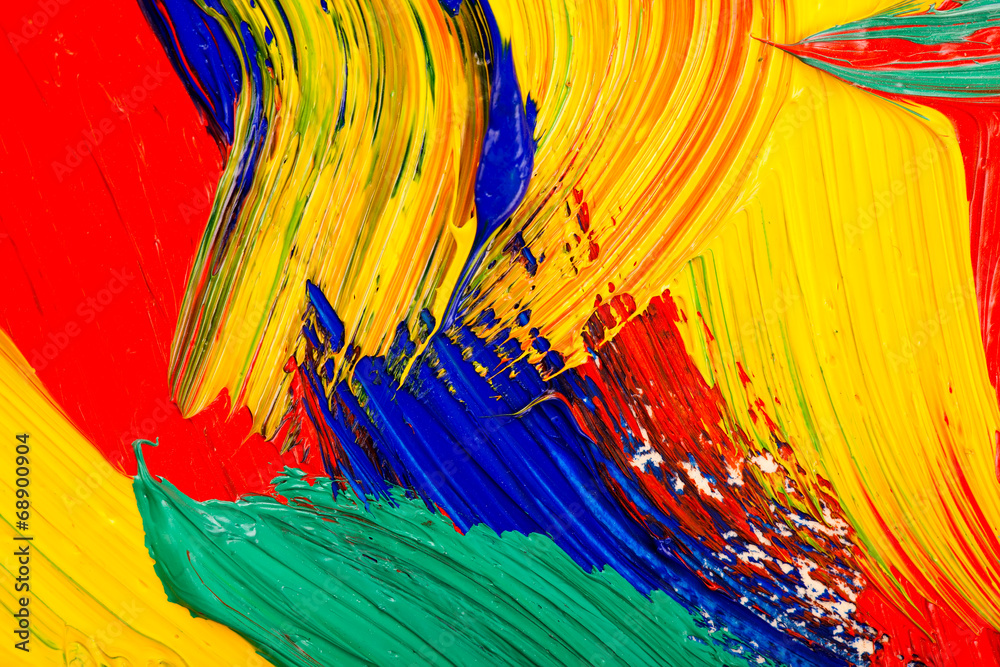 Obraz premium Abstract oil painted background