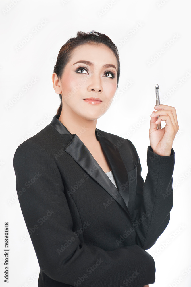business women thinking business women thinking