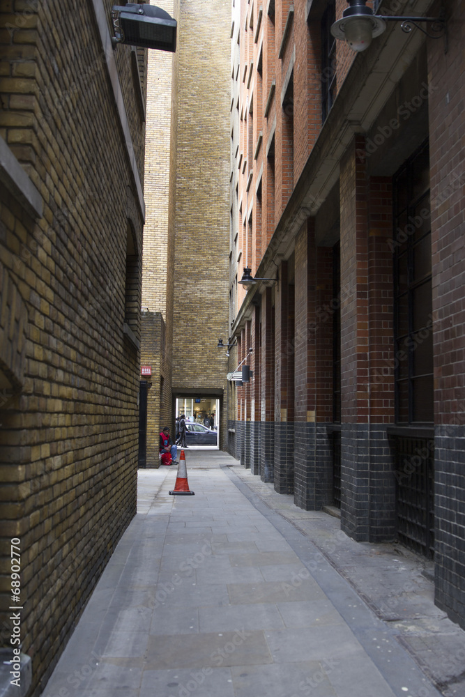 Urban London Alleyway