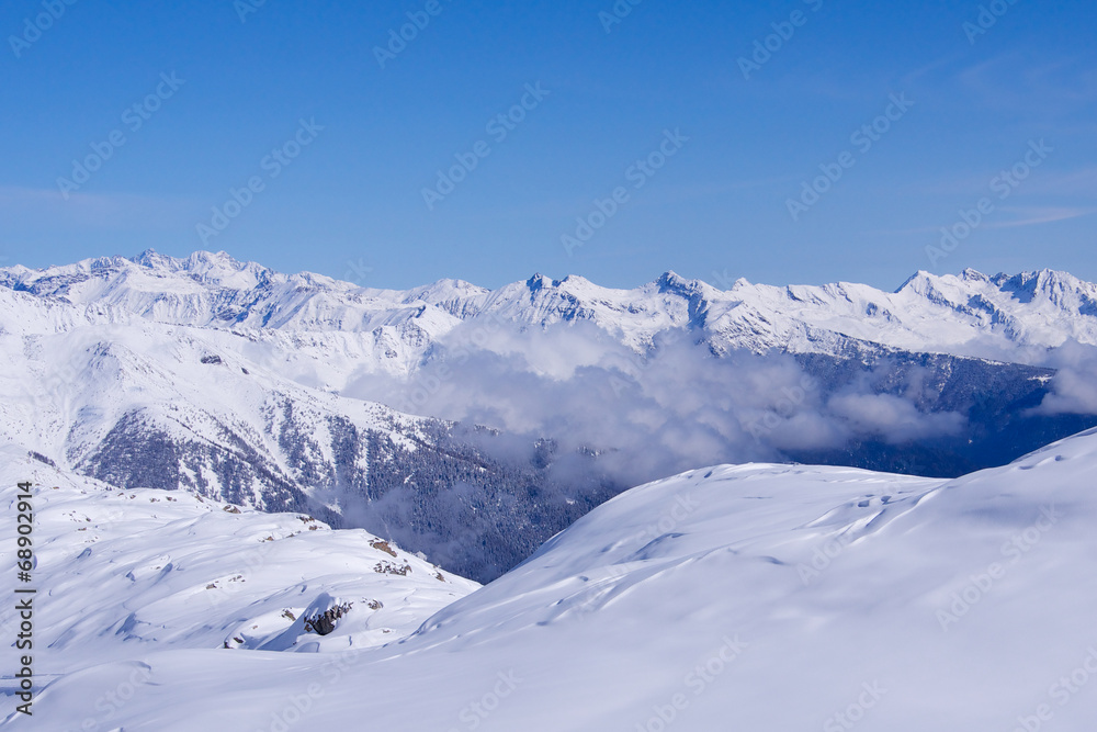 Dolomites Cloudy Valley