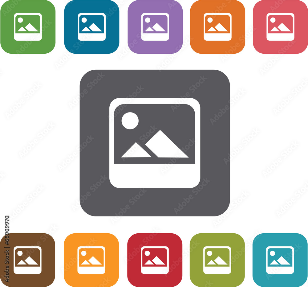 Travel Map Icons and Location Icons set. Rectangle colorful 12 b Travel Map Icons and Location Icons set. Rectangle colorful 12 b