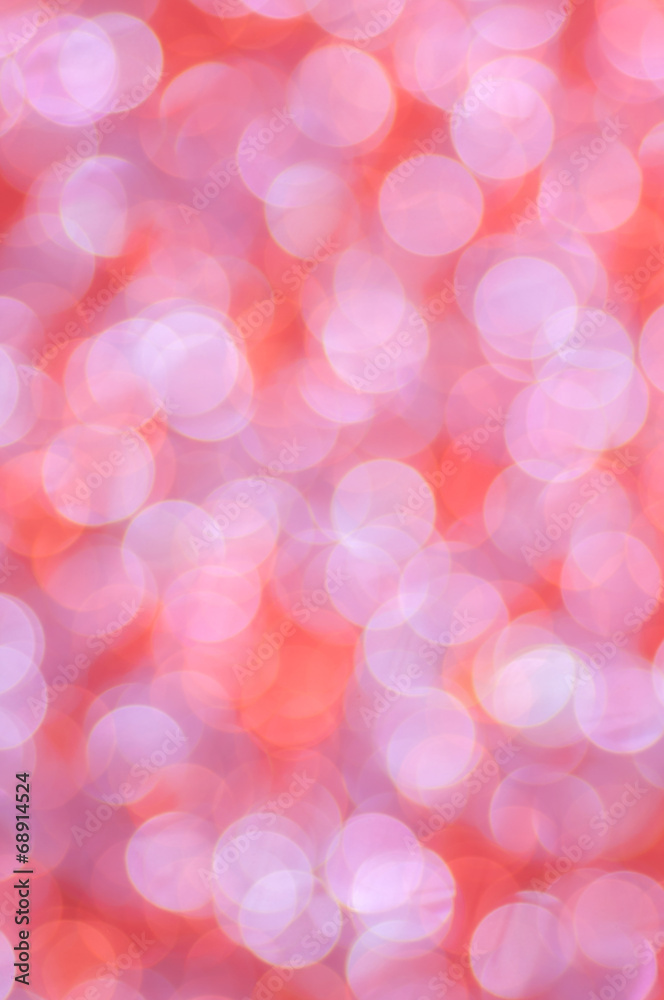 defocused abstract bright red and white lights background