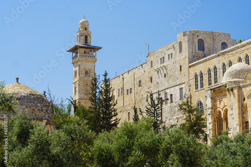 Old mosque in the center of Jerusalem
