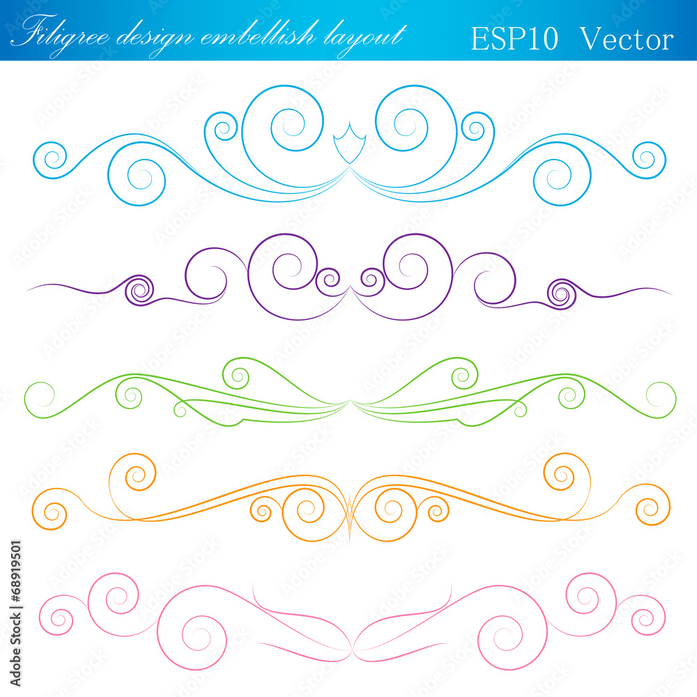 filigree design embellish layout. vector filigree design embellish layout. vector