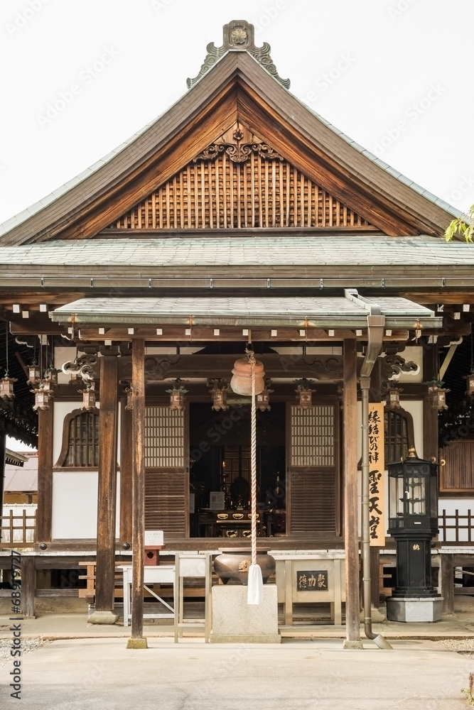 Traditional Japanese style temple Traditional Japanese style temple