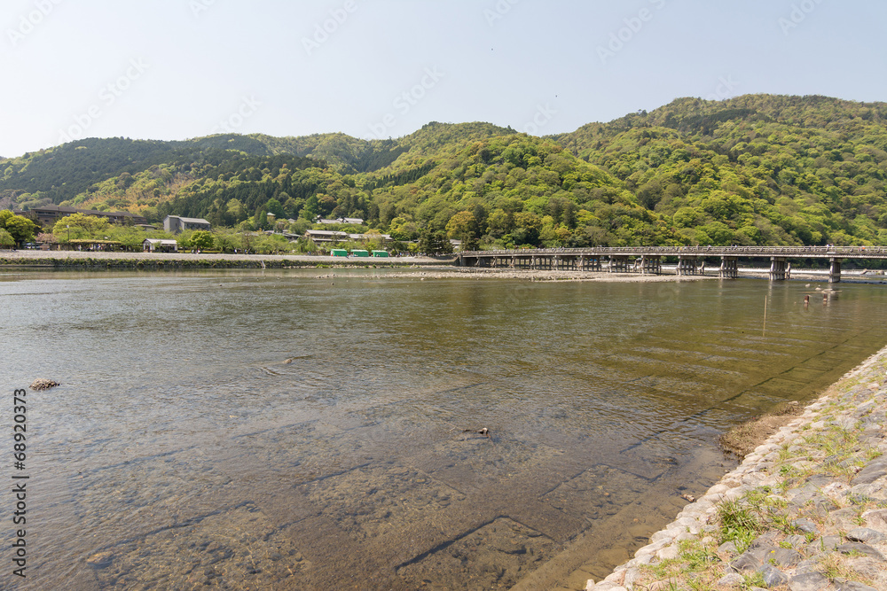 landscape of Togetsukyo Bridge