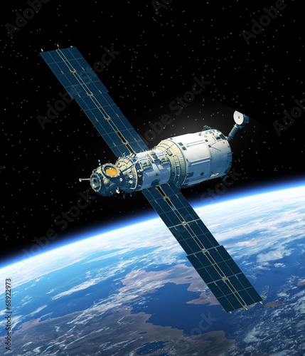 Fototapeta Naklejka Na Ścianę i Meble -  Space Station In Space