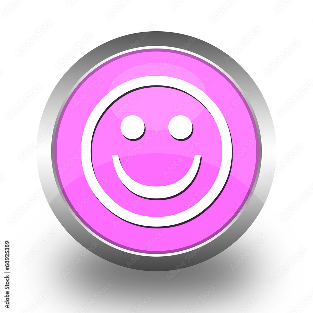 Fototapeta premium ICONES RONDES COLLECTION ROSE