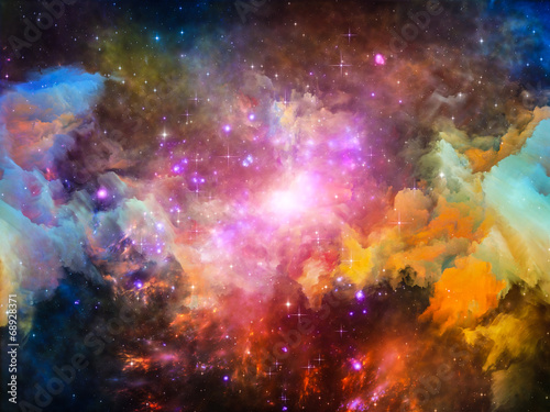 Fototapeta Naklejka Na Ścianę i Meble -  Toward Digital Nebula