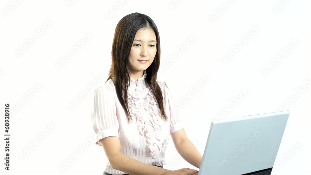 笑顔のOL 笑顔のOL