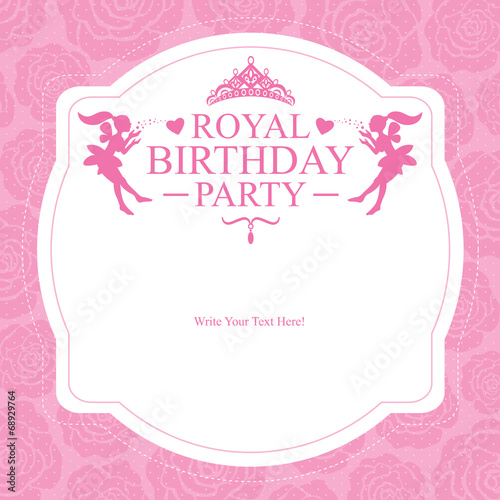 princess card design