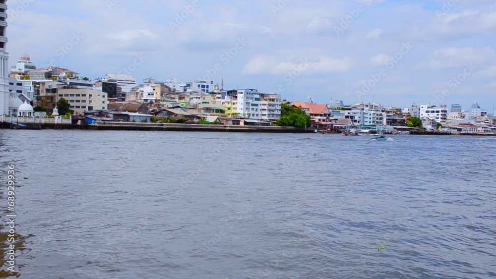 Chao Phraya River landmark in Bangkok Thailand Chao Phraya River landmark in Bangkok Thailand