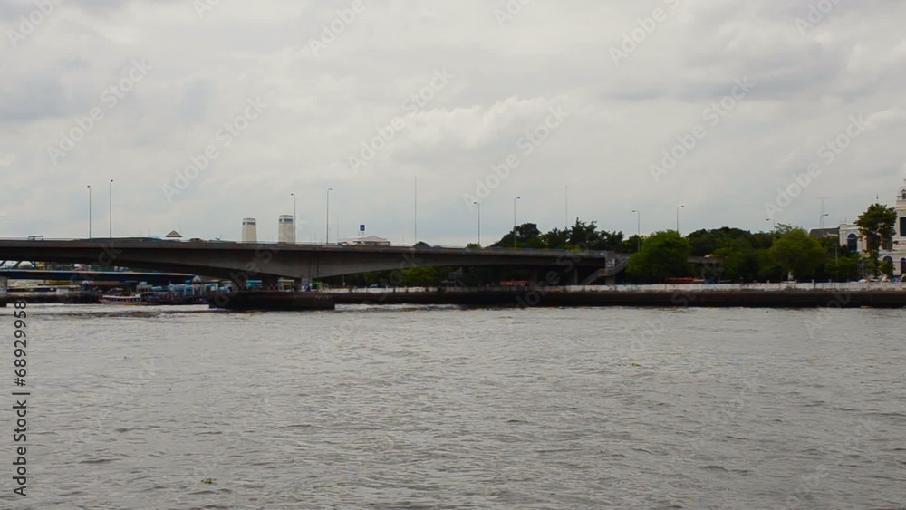 Chao Phraya River landmark in Bangkok Thailand Chao Phraya River landmark in Bangkok Thailand