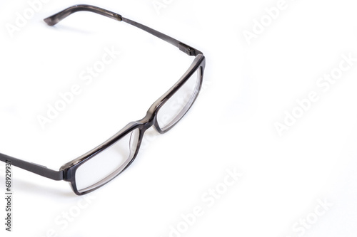 retro looking glasses on white