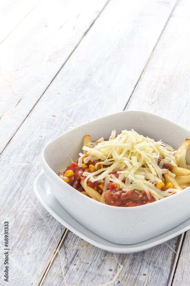 Chilli Cheese fries bowl Chilli Cheese fries bowl