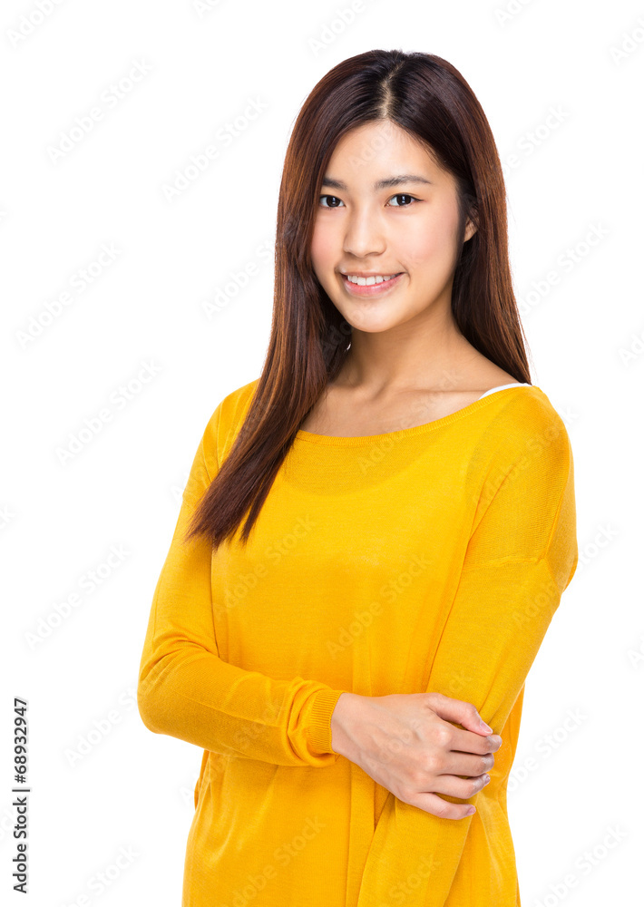 Happy young woman