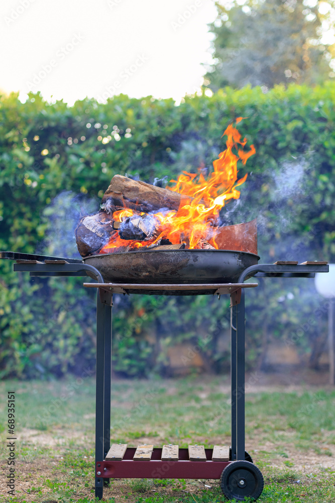 BBQ on the garden