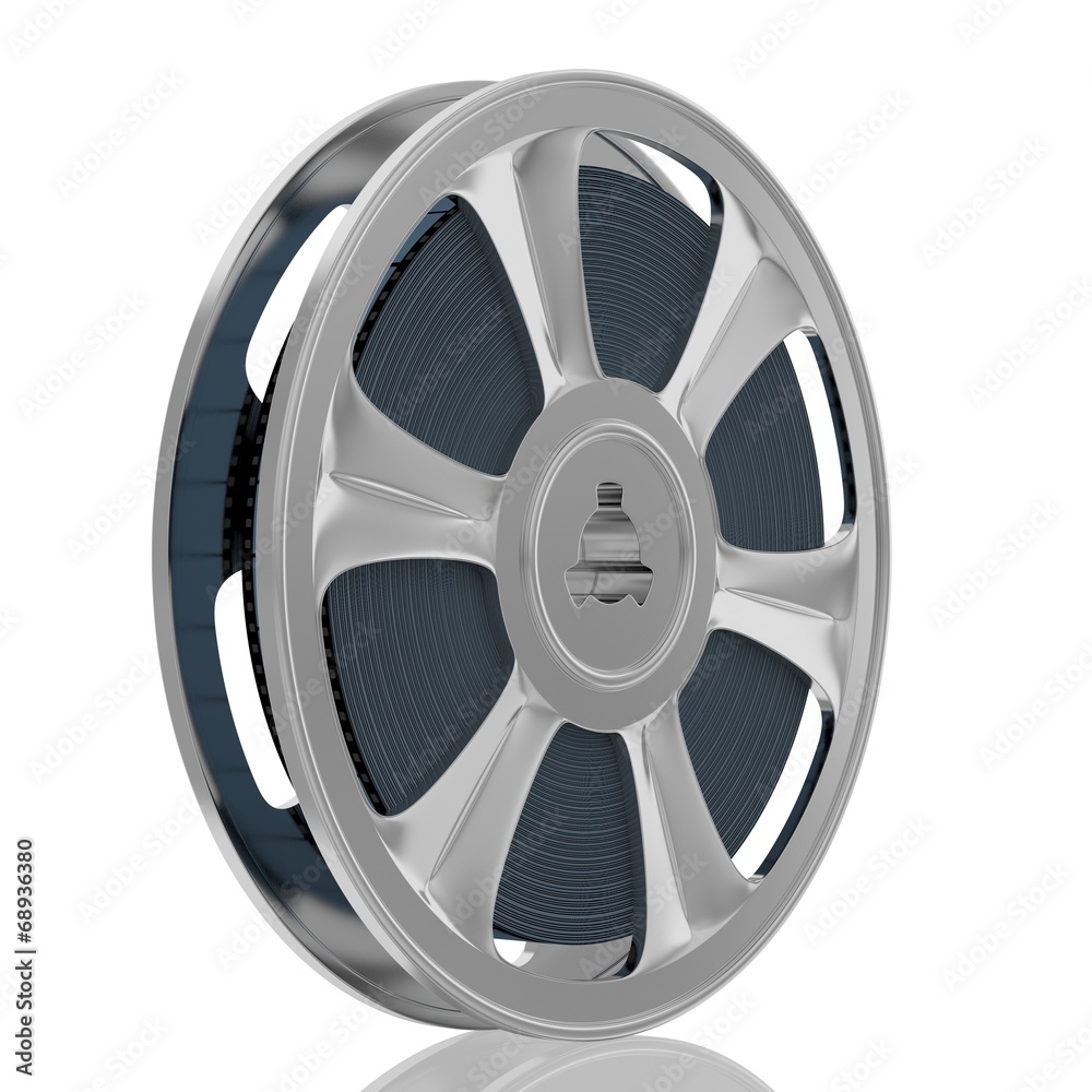 Obraz premium Old motion picture film reel