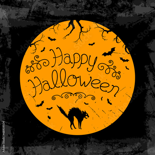 Vector Illustration of a Halloween Background