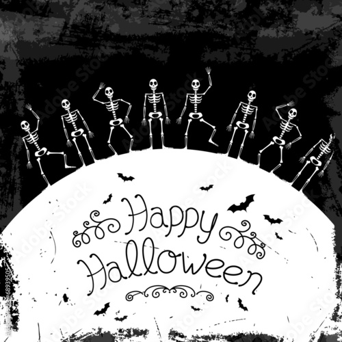 Vector Illustration of a Halloween Background