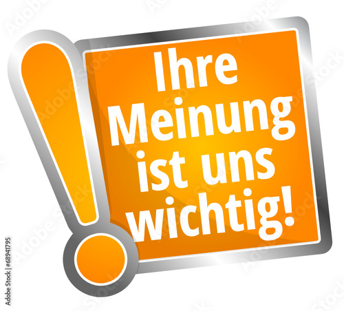 Ihre Meinung ist uns wichtig!