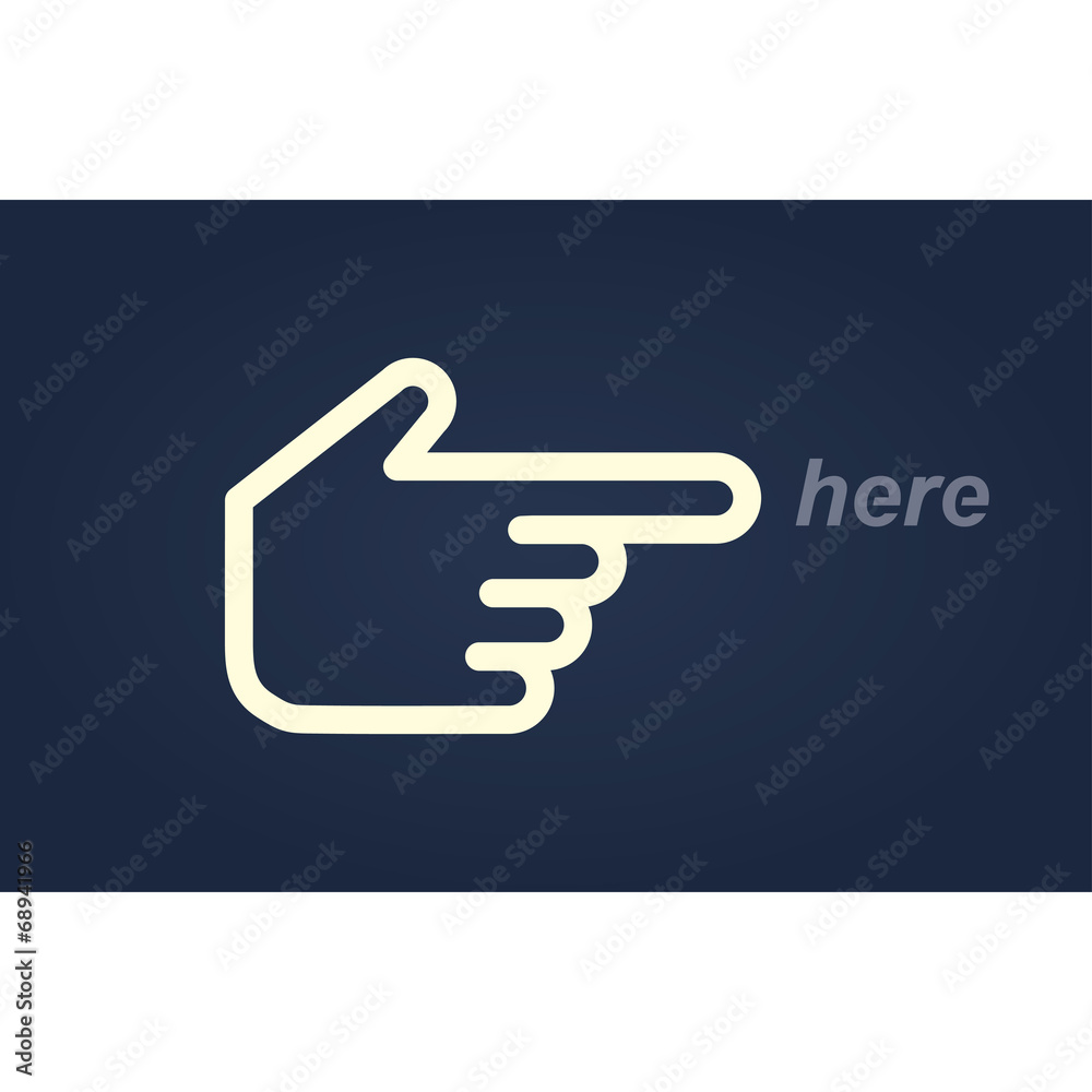hand pointer hand pointer