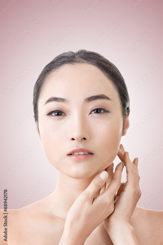 Asian beauty face