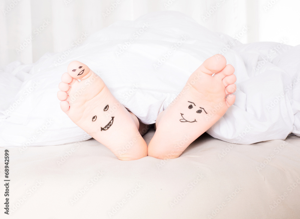 bare feet with smiley faces bare feet with smiley faces
