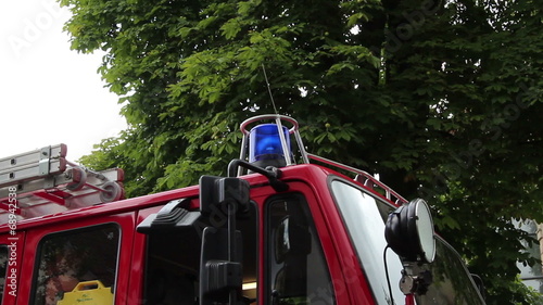 Feuerwehrauto im Einsatz