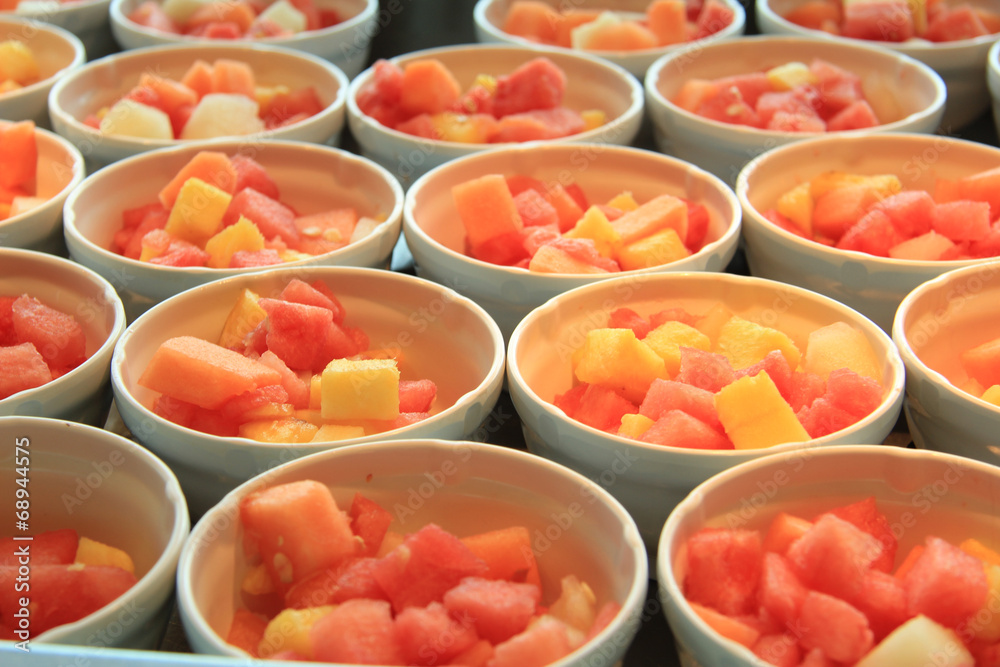 Fresh sliced fruit Fresh sliced fruit
