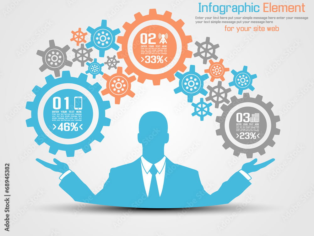 INFOGRAPHIC GEAR BLUE INFOGRAPHIC GEAR BLUE
