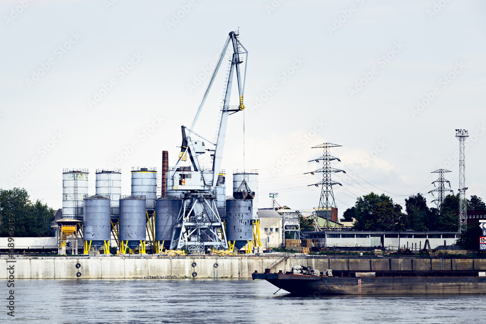 Fototapeta premium grain silos
