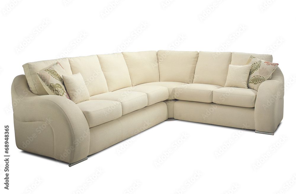 Fototapeta premium Corner Sofa cream